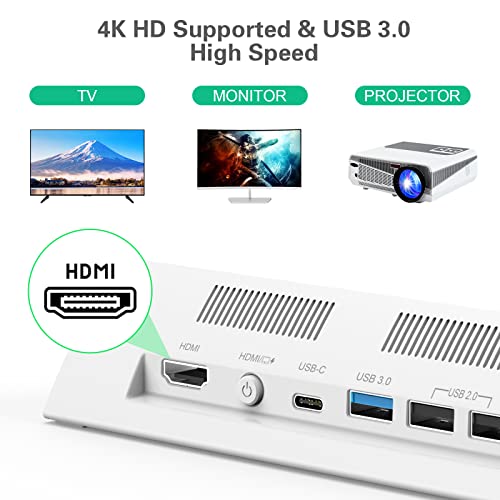 Runtogol Tv Docking Station For Switch,Portable Switch Oled Charger Stand Support 4K Hdmi Output, Replacement For Official Nintendo Switch Base,Switch Dock With Type-C And Hdmi Cable #TOP3