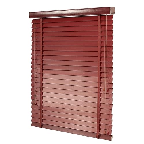 Persianas horizontales para ventanas y persianas venecianas de madera ajustables 2