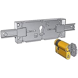 Persianas Blindadas Seguridad Cerradura Central para Amortiguador con Cilindro de Perfil Europeo