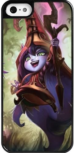 Custom personalized Protective Case for iPhone 5 - Game League of Legends LOL Lulu