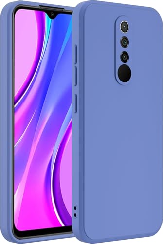 Image of A rtistque Back Cover Case for Redmi 9 Prime /Poco M2 with Camera Protection | Shockproof TPU | Stylish Protective Design | Slim Fit | Ultra Matte | Redmi 9 Prime /Poco M2 Back Cover - Blue