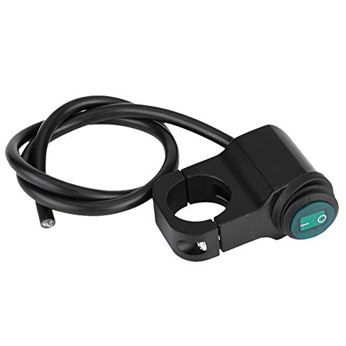 Gorgeri 12V Interruptor de faro de motocicleta Universal 22 mm Manillar Faro de faro Niebla Interruptor de encendido/apagado Impermeable Cover