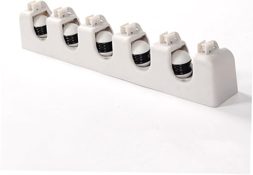 Miniatura 4 de CHILDWEET Colgador de cepillo para paraguas, colgador de pared, organizador de artículos de tocador, llavero de flores preservadas, estante para