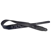 Padded for Comfort Strong Leather Style Guitar Strap with a triangular end