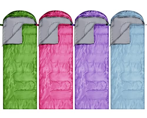 Tudomro 4 piezas bolsa de dormir para camping para adultos ligera, compacta, impermeable para aventuras al aire libre, mochilero, senderismo y viajes miniatura 2
