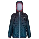 Regatta Boys & Girls Printed Lever Waterproof Breathable Jacket