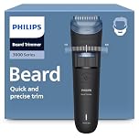 Philips Beard Trimmer 3000 Series - Self-sharpening Metal Blades, 40 Lock-in Settings, Lift&Trim Comb, 100% Waterproof, Battery Indicator, USB Charging, Model BT3660/15