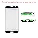 For Samsung Galaxy S7 Edge Screen Replacement, Sunmall Front Outer lens Glass Screen Replacement Repair Kit LCD Glass Repair Kit For Samsung Galaxy S7 Edge G9350 G935T G935A G935V G935R4 G935P (Black)
