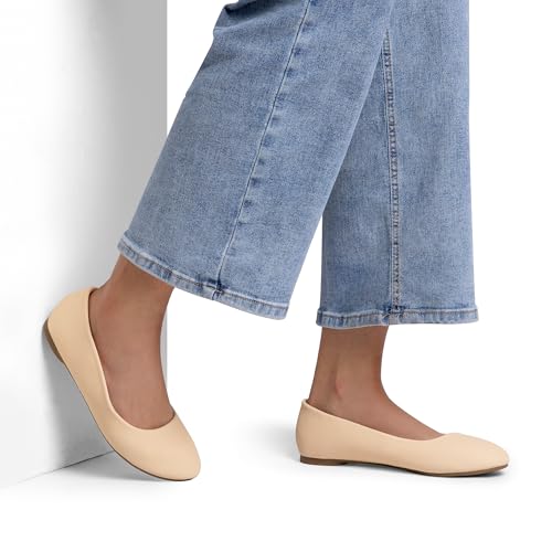 Image of DREAM PAIRS Women's Sole-Simple Ballerina Walking Flats Shoes
