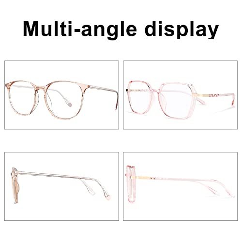 Image of ROCKNIGHT blue light glasses for women anti eyestrain headache,2 pack for computer gaiming tv and phones
