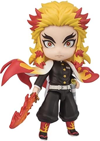 TAMASHII NATIONS Figuarts mini 鬼滅の刃 煉獄杏寿郎 炎の呼吸 約90mm PVC&ABS製 塗装済み可動フィギュア