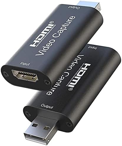 Video Capture Cards 4k, HDMI Video Capture Card USB 2.0 HD 1080P Capture Adapter Directly to Computer for Gaming, Streaming, Teaching, Video Conference, Live Broadcasting EPL-813HVC