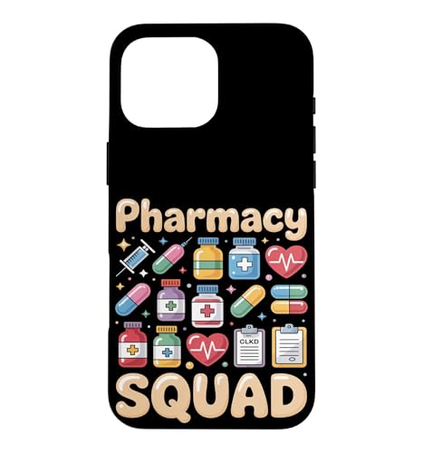 Pharmacist Squad for Men Women �w�Z ��� �w�� �X�}�z�P�[�X iPhone 16 Pro Max �p