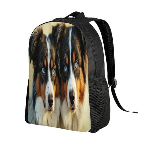 Lightweight Backpack Blue Eyes Companions 16Inch Waterproof Backpack Gym Casual Daypack for Women Men Gift2