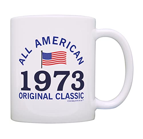Birthday Gifts For All 50Th 1973 All American Classic Patriotic Gift Coffee Mug Tea Cup White #TOP30