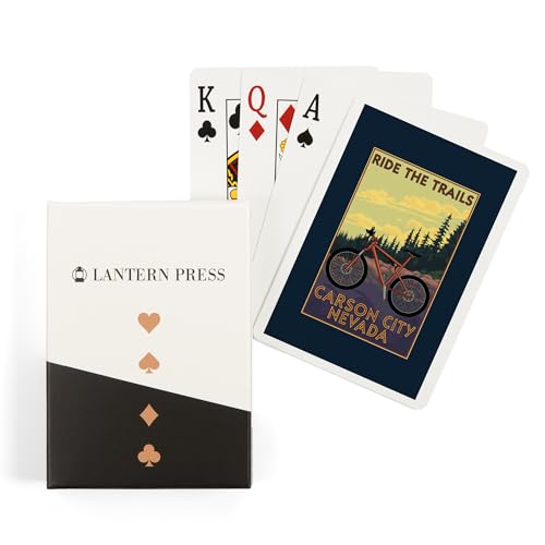 Lantern Press Carson City, Nevada, Baraja de Póker 52 cartas