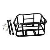 DeeRace 自転車用後ろカゴ 自転車カゴ 自転車用バスケット バイクバスケット 後ろバスケット リアバスケット 大容量 リアカゴ 折りたたみ自転車用 マウンテンバイク サイクリング 通勤通学向き 自転車アクセサリー 取付金具付