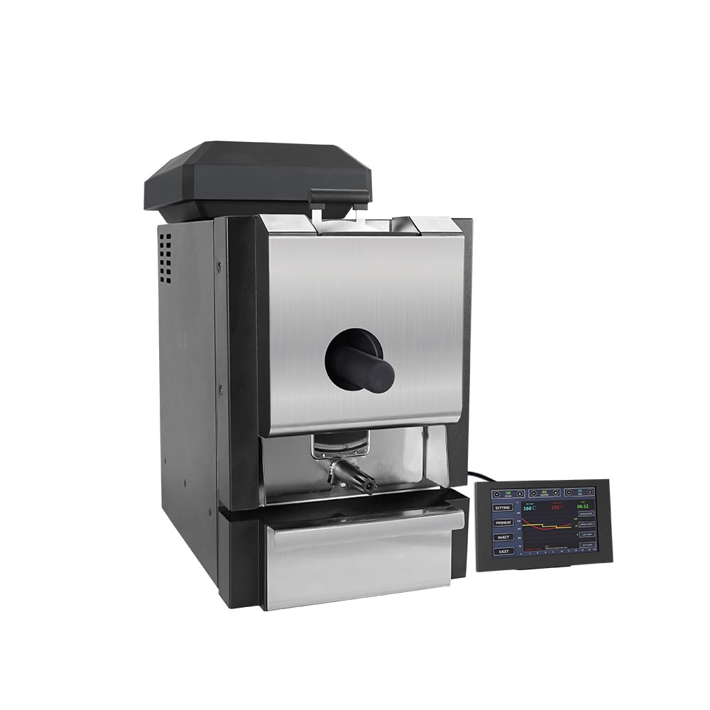 Second Generation Coffee Roaster, Dual Control System Professional Version, Professional Coffee Bean Roasting Machine with LCD Screen