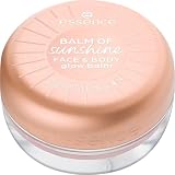 essence | Balm Of Sunshine Face & Body Glow Balm | Dewy, Luminous Finish | Nourishing Oil-Infused Formula | Sheer Glow, Multi-Use | Vegan & Cruelty Free (10 | Obsession de la Lune)