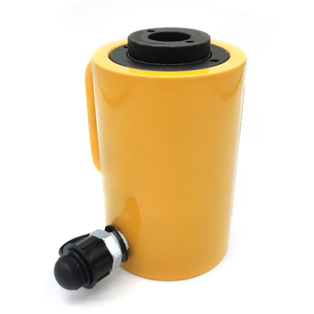 20T 160Mm Hub Hohlzylinder Hydraulikzylinder Hohlkolbenzylinder Kolbenweg Jack Hohl Single Acting Hydraulic Ram Cylinder Einzelwirkender Arbeitshub Geraderichten FüR GebäUde Und BrüCken