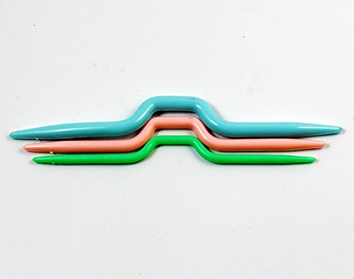 Chengyida 20 Set (3 Size Knitting Cable Needles) Knitting Stitch Holders Cable Needles Crochet Tool Craft Hook Knit , Plastic Stitch Holder Cable Knitting Needles Craft #TOP2