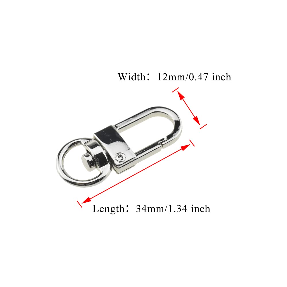 Amazon.com: Hahiyo 34mm Length Swivel Lobster Clasp One Handed