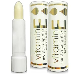 Pure Pride Vitamin E Oil Lip Stiks – 2 Pack Vitamin E Hydrating Moisturizing Lip Balm