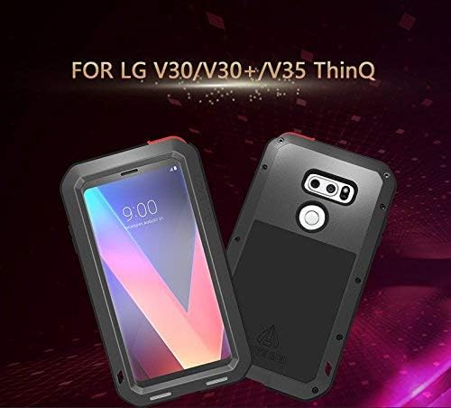 CA8133-N] LG V30+ L-01K /JOJO L-02K /isai V30+ LGV35 ケース 手帳型 マグネット Love Mei アーマーメタル ケース LG V35 ThinQ カバー強力 アルミ製 耐衝撃 生活 防水 ケース LG V35