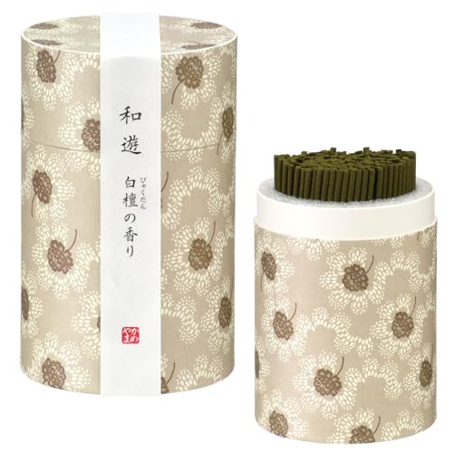 カメヤマ 和遊 白檀の香り 約90g 約300本 お線香 お香 ミニ寸の商品画像（Amazon）