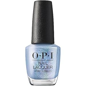OPI Nail Lacquer Nail Polish | Opaque Light Blue Green Shimmer Chip Resistant Nail Polish | Vegan, Fast Drying, Streak Free