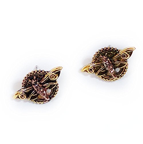 Bijoux steampunk Anne Stokes magradore's mite clous boucles d'oreilles cuivre