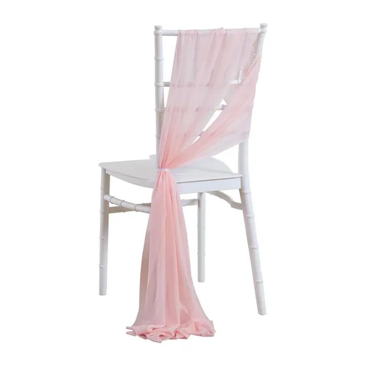 Szyfonowe szarfy na krzesło do dekoracji ślubnej, 10 szt., 17 x 275 cm, na imprezę, bankiet, eleganckie i wszechstronne dekoracje stołu