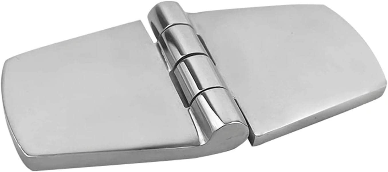 316 Stainless Steel Casting Hinge Flat Cabinet Doors Windows 4/6 Holes Hardwarec 1Pcs(103mmx27mm)