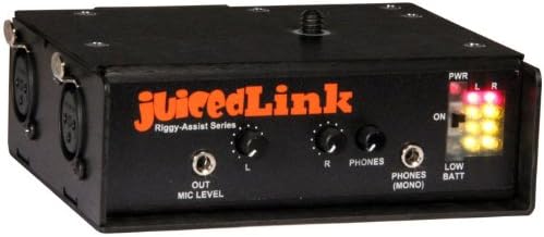 RA202 Riggy-Assist Dual-XLR Preamplifier with Metering, No Phantom Power, 20Hz to 20kHz Frequency Response