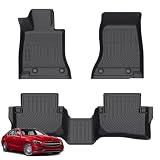 for Mercedes Benz C Class Floor Mats 2022 2023 2024 2025 2026(Only fit for Sedan Models)(C300/C43 AMG/C63 AMG S E 4-Door), TPE Automotive All Weather Custom Car Floor Mats Accessories