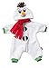 Produktbild Heless 2098 - Overall für Puppen mit Kapuze und Schal, kuscheliger Schneemann, Größe 35 - 45 cm