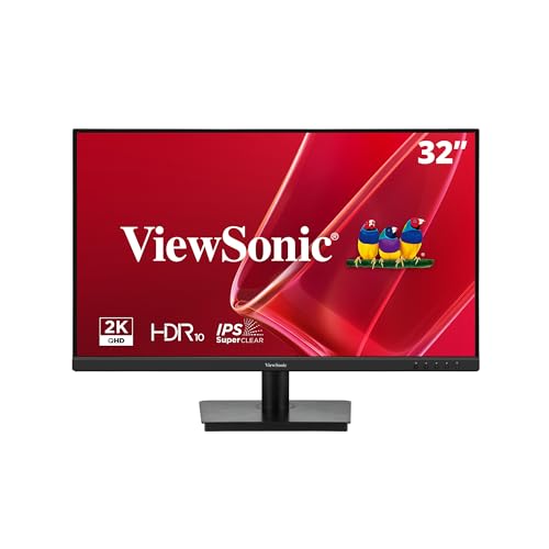ViewSonic VS3225-2K 32 Inch 1440p Monitor, IPS Display...