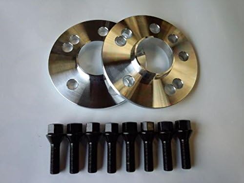スペーサー ペアスペーサーホイールボルト付き12mm-フィアット500 L-ホイール付き5穴 Pair Spacers Wheel 12mm wit ホイールスペーサー 12.5mm &frasl; ロングボルト付 CTS Turbo製 PCD112-5H