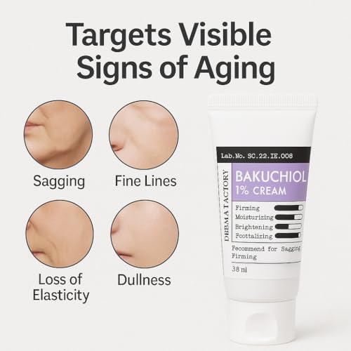 DERMA FACTORY Kırışıklık ve Canlılık Bakım Kremi Yüzde Bir Bakuchiol Krem Derma Factory Bakuchiol Yüzde Bir Cream 30 GR