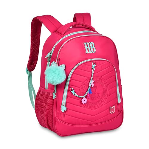 Mochila de Costas '17,5' Rebecca Bonbon Matelassê Rosa - Clio Style