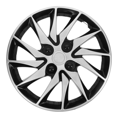 Enjoliveurs de roue 14 pouces anti-choc en polypropylène bicolore pour camionnette