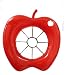 Produktbild APPLE Unterteilung in Birnenform Fruchtentkerner Apfelentkerner Hobel CUTTER Sparschäler aus Edelstahl von FRUIT Fusion aus Metall