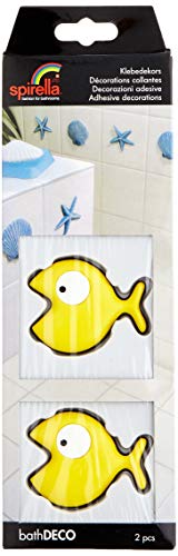 Spirella Bath Deco Hungry Sun Set 2 PC 1210577, Weiß, Standard