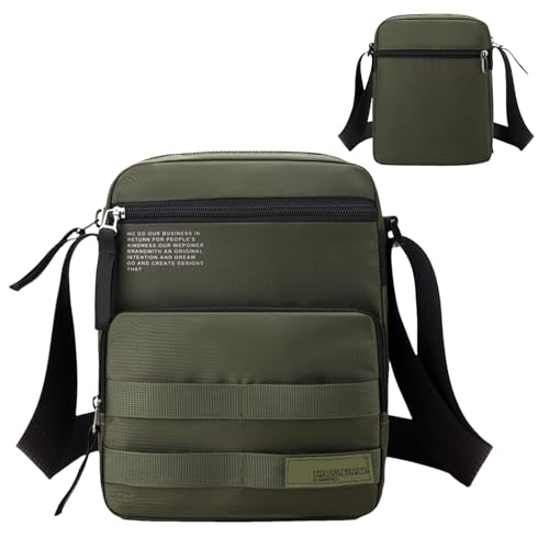 Bandolera con múltiples bolsillos casuales para un día activo de viaje o deporte