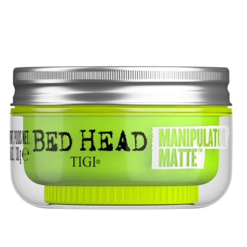 Bed Head by TIGI Manipulator Matte Hair Wax Paste Strong Hold Styling Paste for Short to Medium Hair Matte Finish with Texture & Definition Tropical Scent 57g