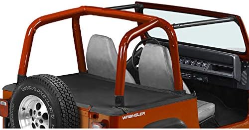 Pavement Ends by Bestop 41825-15 Black Denim Cargo Cover for 1997-2002 Wrangler TJ