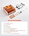 VEVOR Laser Engraver, 20W, Laser Engraving and Cutting Machine with Enclosure Camera, Laser Cutter, 15.7 x 15.7 in Working Area, 30000 mm/min, for Wood, Leather, Glass, Paper, Certain Metal, Class 1