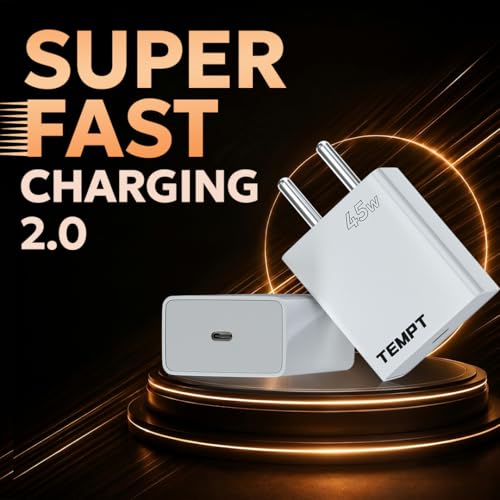 Image of Samsung 45W Super Fast Charger 2.0 with PPS & Cable, for Galaxy S25 /S24 /S23