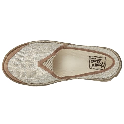 Tony Lama Ladies Renata Beige Tan Mocs 7.5 B4