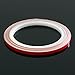 Produktbild DonDo Reflektorband 3M 610C Reflexfolie reflektierendes Klebeband Sicherheitswarnband Rot 5mm x 10m